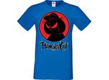 Maglietta Da Uomo Manga Anime Thundercats Garfield Garfield, Man 2XL , Bleu