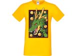 Maglietta Da Uomo Manga Anime Dragon Anime Manga Ball Z Shenron Shenron Dragon, Man Xl , Jaune