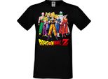 Maglietta Da Uomo Anime Manga Dragon Anime Manga Ball Z 12 Z-Fighters, Man 3XL , Noir