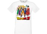 Maglietta Da Uomo Anime Manga Dragon Anime Manga Ball Z 12 Z-Fighters, Man 2XL , Blanc