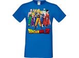 Maglietta Da Uomo Anime Manga Dragon Anime Manga Ball Z 12 Z-Fighters, Man 2XL , Bleu