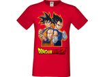 Maglietta Da Uomo Anime Manga Dragon Anime Manga Ball Z 01 Goku Vegeta, Man 3XL , Rouge