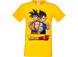Maglietta Da Uomo Anime Manga Dragon Anime Manga Ball Z 01 Goku Vegeta, Man Xl , Jaune