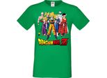 Maglietta Da Uomo Anime Manga Dragon Anime Manga Ball Z 12 Z-Fighters, Man 3XL , Vert