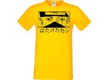 Maglietta Da Uomo Anime Manga Naruto Kakashi 03 Team 7 Sensei, Man 2XL , Jaune