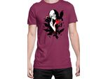 Maglietta Da Uomo Naruto Itachi Crows, Man Xl , Bordeaux