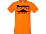 Maglietta Da Uomo Anime Manga Naruto Kakashi 03 Team 7 Sensei, Man 2XL , Orange