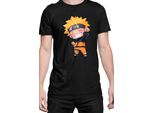 Maglietta Da Uomo Naruto Naruto Chibi, Man 5XL , Noir