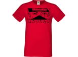 Maglietta Da Uomo Anime Manga Naruto Kakashi 03 Team 7 Sensei, Man 3XL , Rouge
