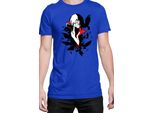 Maglietta Da Uomo Naruto Itachi Crows, Man S , Bleu