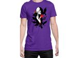 Maglietta Da Uomo Naruto Itachi Crows, Man M , Lilas