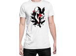 Maglietta Da Uomo Naruto Itachi Crows, Man 2XL , Blanc