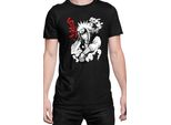 Maglietta Da Uomo Naruto Jiraiya 04, Man 5XL , Noir