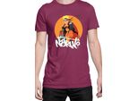Maglietta Da Uomo Naruto Naruto 04, Man 2XL , Bordeaux
