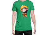 Maglietta Da Uomo Naruto Naruto Chibi, Man 2XL , Vert
