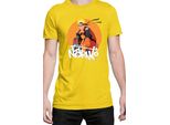 Maglietta Da Uomo Naruto Naruto 04, Man Xl , Jaune