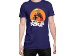 Maglietta Da Uomo Naruto Naruto 04, Man 2XL , Bleu Foncé