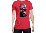Maglietta Da Uomo Naruto Kakashi Hatake 06, Man 2XL , Rouge