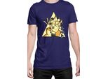 Maglietta Da Uomo Naruto Naruto 08, Man 3XL , Bleu Foncé