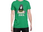Maglietta Da Uomo Naruto Orochimaru 03, Man Xl , Vert