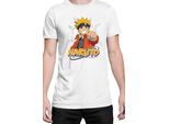 Maglietta Da Uomo Naruto Naruto 07, Man 5XL , Blanc