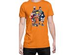 Maglietta Da Uomo Naruto Team 7 04, Man L , Orange