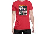 Maglietta Da Uomo Naruto Kakashi Hatake 08, Man 2XL , Rouge