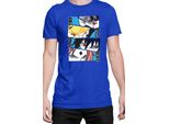Maglietta Da Uomo Naruto Team 7 05, Man 3XL , Bleu