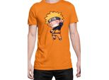 Maglietta Da Uomo Naruto Naruto Chibi, Man 2XL , Orange