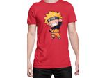 Maglietta Da Uomo Naruto Naruto Chibi, Man Xl , Rouge
