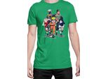 Maglietta Da Uomo Naruto Team 7 04, Man 2XL , Vert