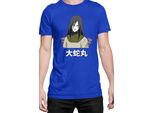 Maglietta Da Uomo Naruto Orochimaru 03, Man 2XL , Bleu