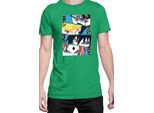 Maglietta Da Uomo Naruto Team 7 05, Man 2XL , Vert