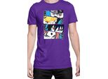 Maglietta Da Uomo Naruto Team 7 05, Man M , Lilas
