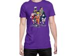 Maglietta Da Uomo Naruto Team 7 04, Man Xl , Lilas