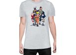 Maglietta Da Uomo Naruto Team 7 04, Man M , Gris