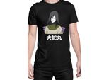 Maglietta Da Uomo Naruto Orochimaru 03, Man 2XL , Noir