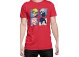 Maglietta Da Uomo Naruto Team 7 03, Man 2XL , Rouge