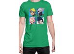 Maglietta Da Uomo Naruto Team 7 03, Man 2XL , Vert