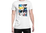 Maglietta Da Uomo Naruto Team 7 05, Man 5XL , Blanc