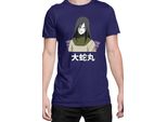 Maglietta Da Uomo Naruto Orochimaru 03, Man S , Bleu Foncé