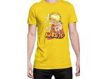 Maglietta Da Uomo Naruto Naruto 06, Man S , Jaune