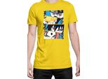 Maglietta Da Uomo Naruto Team 7 05, Man S , Jaune