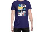 Maglietta Da Uomo Naruto Team 7 05, Man S , Bleu Foncé