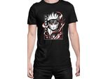 Maglietta Da Uomo Naruto Naruto Kurama 02, Man Xl , Noir
