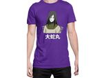Maglietta Da Uomo Naruto Orochimaru 03, Man M , Lilas