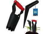Kotarbau® Fioriera Per Bulbi Da Fiore 23 Cm Fioriera Per Bulbi Da Fiore Bastone Per La Semina In Acciaio Verniciato A Polvere Ausilio Per La Semina Di Bulbi Da Fiore Nero Accessori Da Giardino Scavatore Per Piante