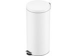 Bidone A Pedale Hailo Rotondo Selekta 30 L Bianco