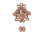 Targhetta Natalizia Clayre & Eef 12X2X18 Cm In Plastica Marrone