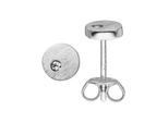 Paar Ohrstecker Jobo, Silber (Silber 925), Ohrringe, Damen, 5,6Mm, Silber 925 (Sterlingsilber), Rund 925 Silber Mit Zirkonia